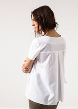 Load image into Gallery viewer, Pleat Back Blouse in White