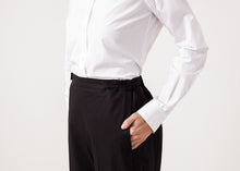 Load image into Gallery viewer, Wide Cropped Trouser in Black