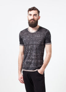 Linen T-shirt in Rope