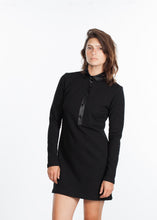 Load image into Gallery viewer, Fleece Jersey Dress in Black