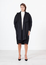 Load image into Gallery viewer, Shahmeena Cocoon Coat in Black