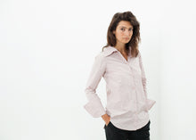 Load image into Gallery viewer, Pointed Collar Blouse in Rose