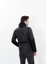 Load image into Gallery viewer, Prince Leather Field Jacket in Meteor