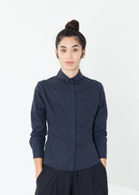 Load image into Gallery viewer, Wrinkled Tux Shirt in Navy