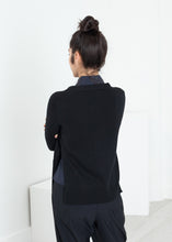 Load image into Gallery viewer, Square Cardigan in Black