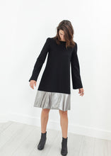 Load image into Gallery viewer, Border Dress in Black/Silver