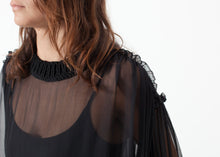 Load image into Gallery viewer, Poet Silk Sweater in Black