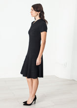 Load image into Gallery viewer, Lined Silhouette Dress in Black