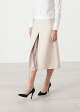 Load image into Gallery viewer, Tulle Pleat Skirt in Cream