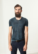 Load image into Gallery viewer, Melange T-Shirt in Navy/Black