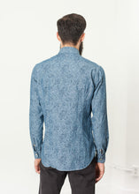 Load image into Gallery viewer, Floral Button-Up in Blue