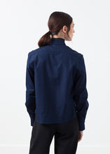 Load image into Gallery viewer, Sheer Silk Collar Button Up