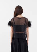 Load image into Gallery viewer, Organza Feather Top