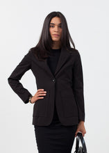 Load image into Gallery viewer, Double Pocket Blazer in Black