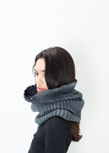 Load image into Gallery viewer, Knit Neck Warmer in Grey